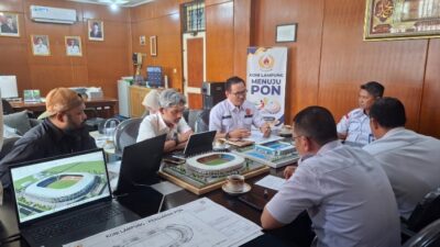 Pantang Meleset dari Standar Pusat, KONI Lampung Desain Venue PON 2032 Bertaraf Internasional
