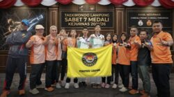 Bertarung Habis-habisan di Samarinda, Taekwondo Lampung Sabet 2 Perak dan 5 Perunggu