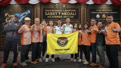 Bertarung Habis-habisan di Samarinda, Taekwondo Lampung Sabet 2 Perak dan 5 Perunggu