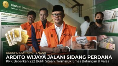 Mengintip 222 Barang Bukti KPK di Perkara Suap Bupati Lampung Tengah Ardito Wijaya