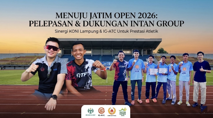 Sinergi Olahraga dan Industri, Bos Intan Group Fasilitasi Atlet Atletik Lampung Berlaga di Surabaya