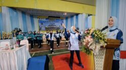 Adu Kostum Unik dan Heboh, Ratusan Peserta Senam Payu Kidah Semarakkan HUT Lampung