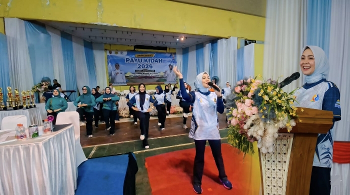 Adu Kostum Unik dan Heboh, Ratusan Peserta Senam Payu Kidah Semarakkan HUT Lampung