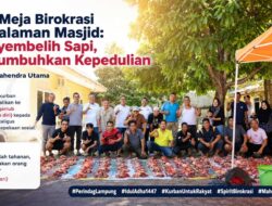 Dari Meja Birokrasi ke Halaman Masjid: Menyembelih Sapi, Menumbuhkan Kepedulian