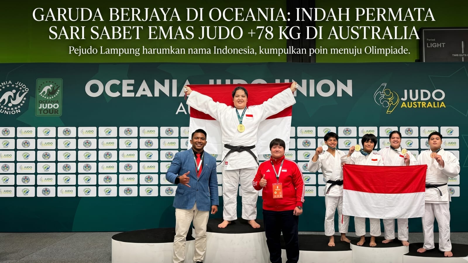Raih Emas di Australia, Pejudo Lampung Makin Dekat ke Olimpiade