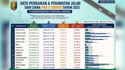 Dana Pajak Tak Cukup, Pemda se-Lampung Rela Nombok demi Jalan Mulus 2026