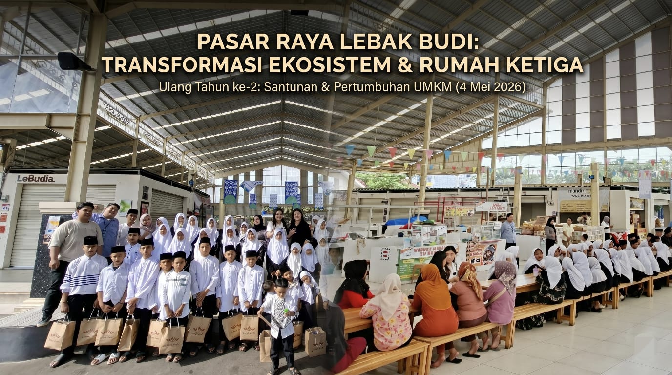 Transformasi 2 Tahun Pasar Raya Lebak Budi: Makin Lengkap, Makin Bikin Betah Pengunjung
