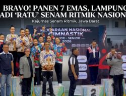 Bravo! Panen 7 Emas, Lampung Jadi ‘Ratu’ Senam Ritmik Nasional