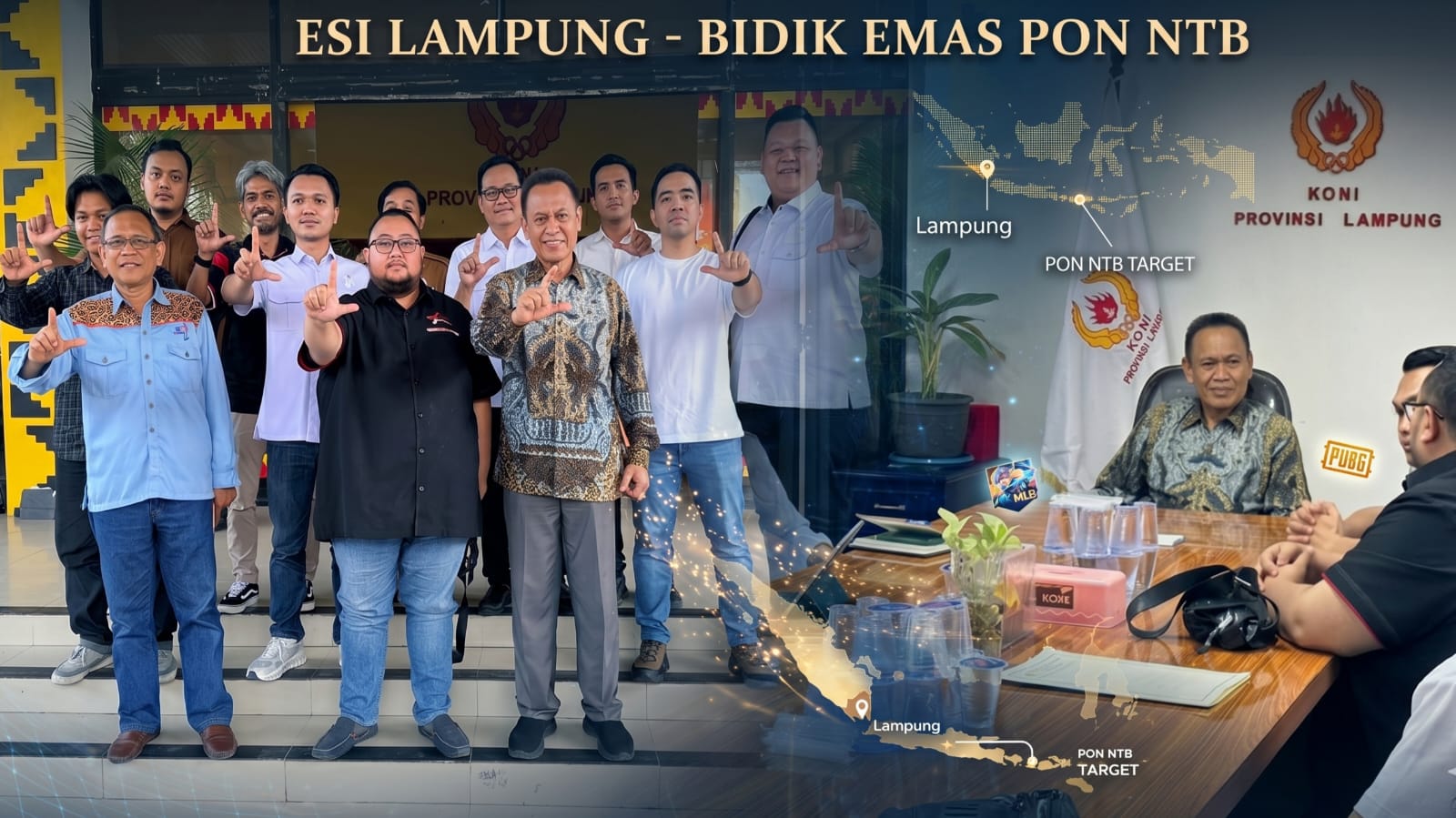 Turunkan Pasukan MLBB dan PUBG, ESI Lampung Pede Sabet Emas PON NTB