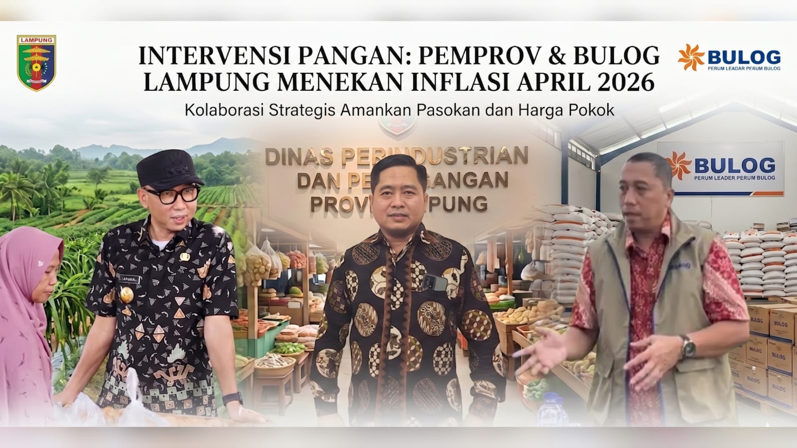 Kolaborasi Pemprov-Bulog Lampung Operasi Pasar Minyakita Tekan Inflasi April 202