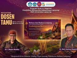 Pakar Budaya Ingatkan Bahaya Laten Punahnya Bahasa Lampung di Era Digital