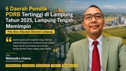 6 Daerah Pemilik PDRB Tertinggi di Lampung Tahun 2025, Lampung Tengah Memimpin