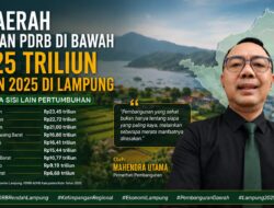 9 Daerah dengan PDRB di Bawah Rp25 Triliun Tahun 2025 di Lampung: Membaca Sisi Lain Pertumbuhan
