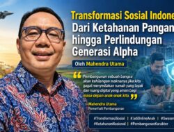 Transformasi Sosial Indonesia: Dari Ketahanan Pangan hingga Perlindungan Generasi Alpha