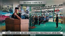Duel Sengit 54 Pendekar Pecah di Pahoman, Sirkuit Pencak Silat Lampung Resmi Dibuka