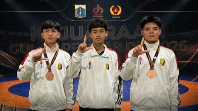 Raih Dua Perunggu di Kejuaraan DKI, Pegulat Muda Lampung Jadi Aset Emas PON 2032