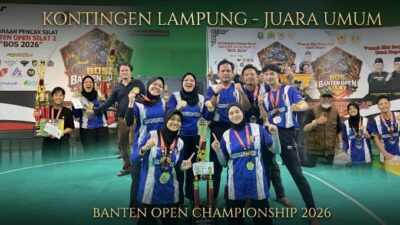 Niat Hati Cuma Try Out, 5 Pendekar Lampung Malah Ngamuk Bawa Pulang Gelar Juara Umum dari Banten