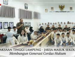 Jaksa Masuk Sekolah, Cara Seru Kejati Lampung Cetak Pelajar Cerdas Hukum