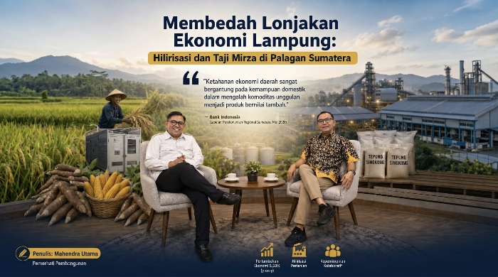 Membedah Lonjakan Ekonomi Lampung: Hilirisasi dan Taji Mirza di Palagan Sumatera