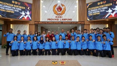 Bawa 29 Atlet Pilihan, FORKI Lampung Berambisi Acak-acak Peta Kekuatan Nasional