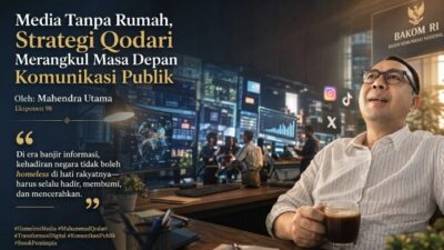 Media Tanpa Rumah, Strategi Qodari Merangkul Masa Depan Komunikasi Publik