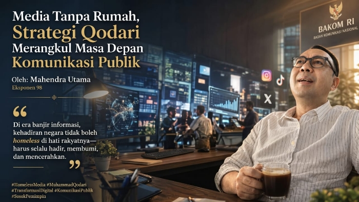 Media Tanpa Rumah, Strategi Qodari Merangkul Masa Depan Komunikasi Publik