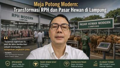 Meja Potong Modern: Transformasi RPH dan Pasar Hewan di Lampung