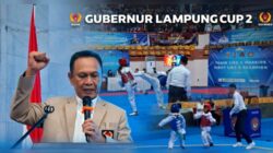 1.800 Atlet Taekwondo Lintas Provinsi Adu Jurus di Gubernur Cup II Lampung