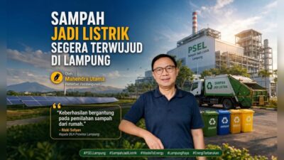 Sampah Jadi Listrik Segera Terwujud di Lampung