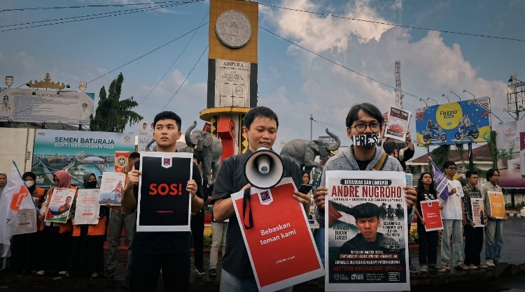 Bebaskan Jurnalis Indonesia! AJI Bandar Lampung Kecam Tindakan Militer Israel di Jalur Gaza