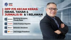 4 Jurnalis dan 1 Relawan RI Ditahan Israel, DPP PJS Tuntut Pembebasan Segera