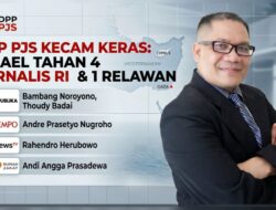 4 Jurnalis dan 1 Relawan RI Ditahan Israel, DPP PJS Tuntut Pembebasan Segera