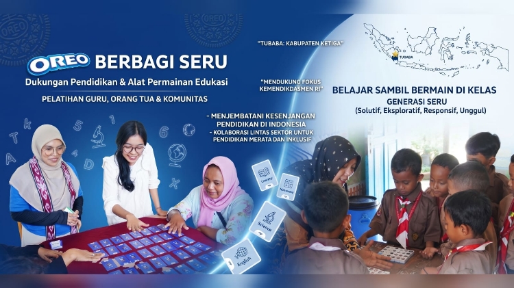 Sapa Warga Lampung, "OREO Berbagi Seru" Sulap Ribuan Siswa Tubaba Jadi Antusias Belajar