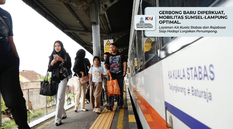 Penumpang Melonjak, KAI Pindahkan 25 Armada Kereta ke Lampung dan Sumsel