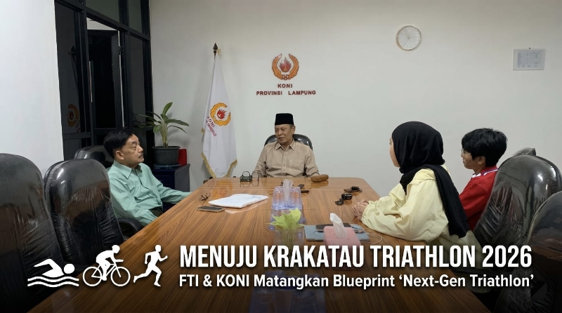 Road to Krakatau Triathlon 2026, FTI Lampung Siapkan Skema Pelatih hingga Event Nasional