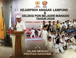 Berebut Tiket PON Beladiri Manado, 55 Atlet Anggar Lampung Berlaga di Kejurprov 2026