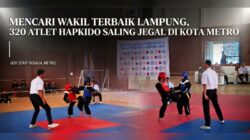 Mencari Wakil Terbaik Lampung, 320 Atlet Hapkido Saling Jegal di Kota Metro