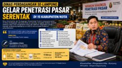 Dinas Perdagangan se-Lampung Gelar Penetrasi Pasar Serentak di 15 Kabupaten/Kota