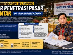 Dinas Perdagangan se-Lampung Gelar Penetrasi Pasar Serentak di 15 Kabupaten/Kota
