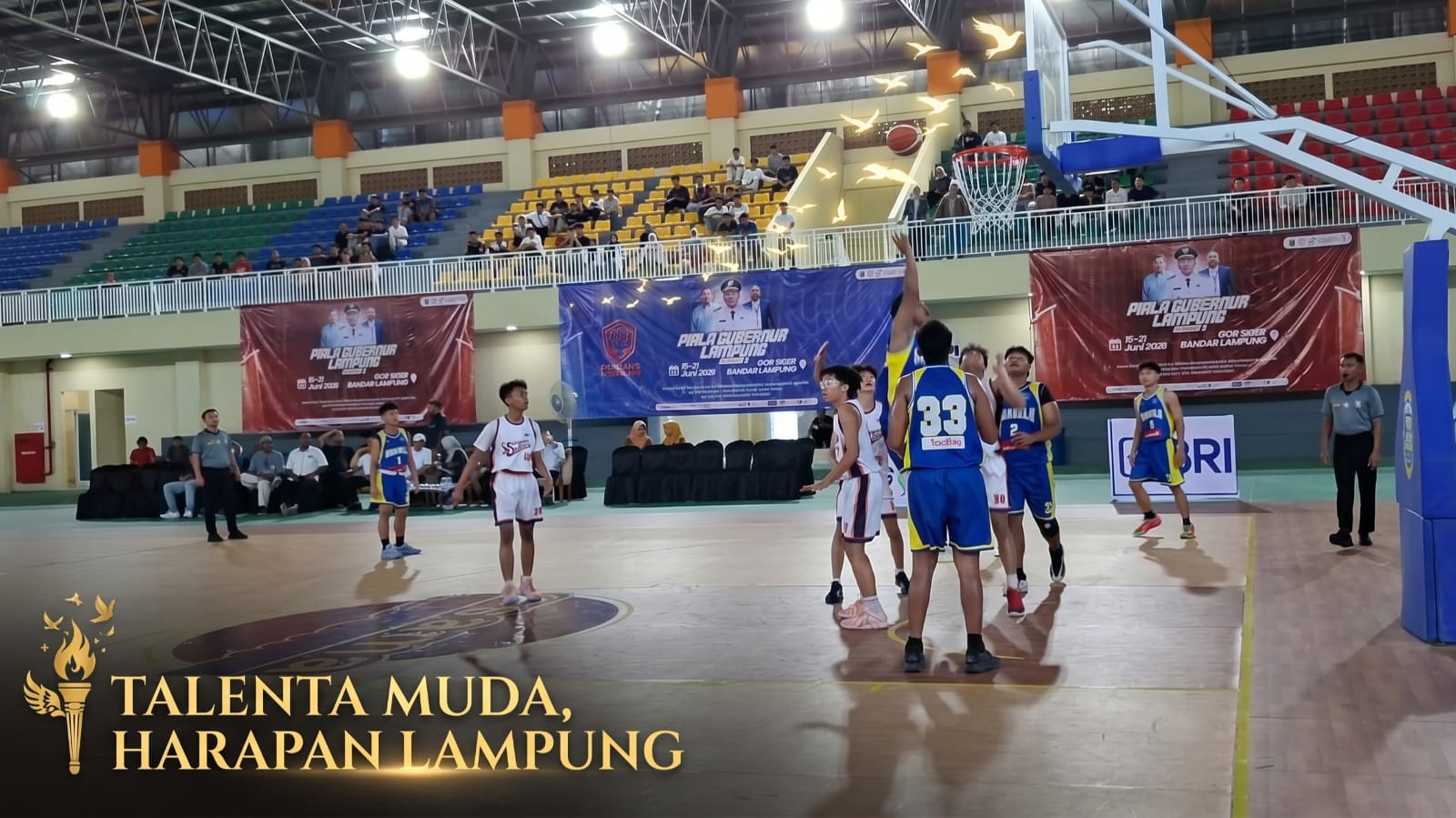 Jaring Skuad PON 2028, 65 Tim Basket Usia Dini Adu Manuver di Perbasi Cup Lampung