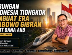 Hubungan Indonesia Tiongkok Menguat Era Prabowo Gibran Lewat Dana AIIB