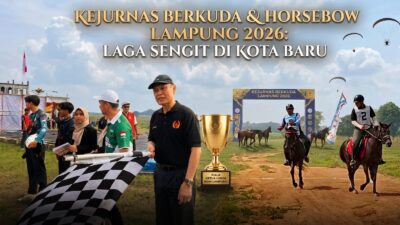 Tinggal Bawa Nyali, Laga Sengit Adu Berkuda Rebut Tahta KONI Lampung Pecah di Kota Baru
