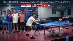 Target Level Dewa, Tim Tenis Meja Lampung Geber Persiapan Ekstra Bersama Pelatih Asing