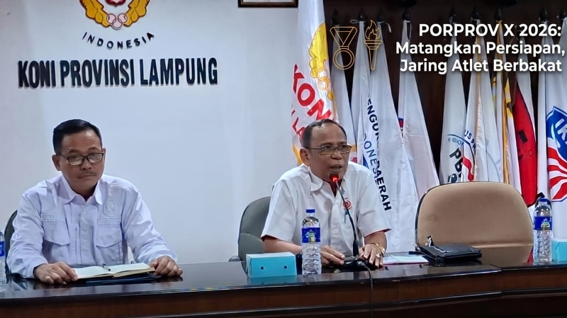 Buru Tulang Punggung Nasional, KONI Lampung Rombak Aturan Main Porprov X 2026