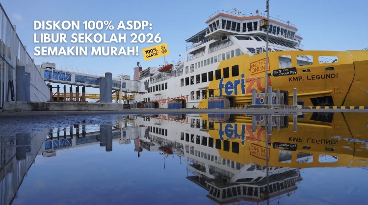 Nyeberang Makin Murah! ASDP Pangkas Tarif Jasa Pelabuhan hingga 100%