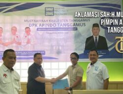 Aklamasi Pimpin Apindo Tanggamus, H. Mulyadi Dikebut Bentuk Kabinet dalam Sepekan