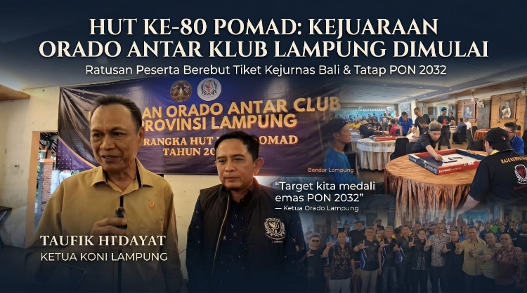 Berebut Tiket Kejurnas Bali, Ratusan Atlet Domino Lampung Adu Ketangkasan