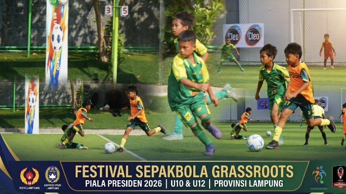 Rebut Tiket Nasional! Puluhan SSB Adu Mekanik di Grassroots Piala Presiden Lampung