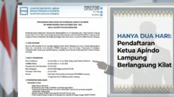 Hanya Buka Dua Hari, Pendaftaran Calon Ketua Apindo Lampung Berlangsung Kilat