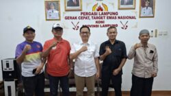 Sowan ke KONI, Pengurus Baru Gateball Lampung Langsung Patok Target Emas